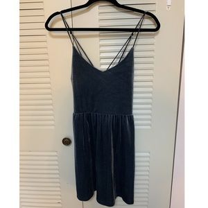 Small velvet dress with fun back detail
